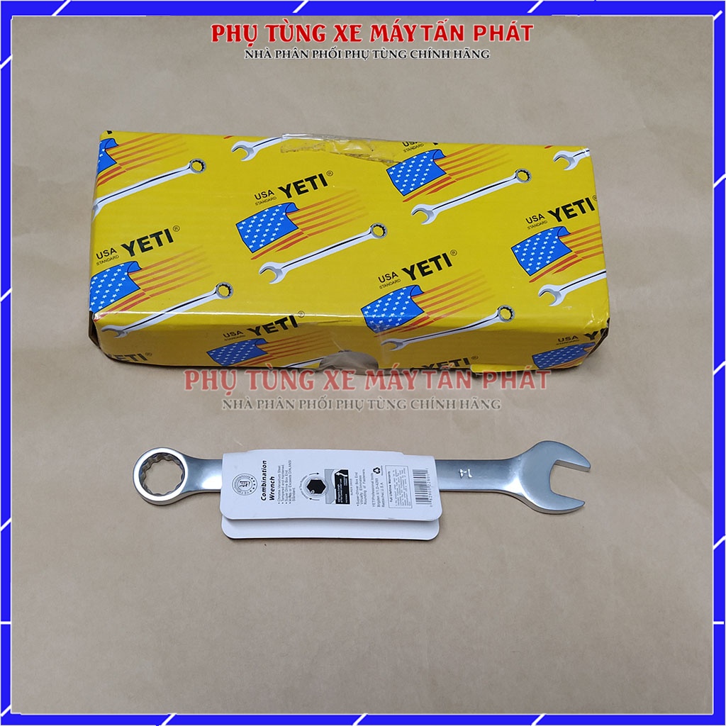 Chìa Khoá Số 14 Vặn Ốc Xe Máy Mạ Chrome Chuyên Vặn Gương