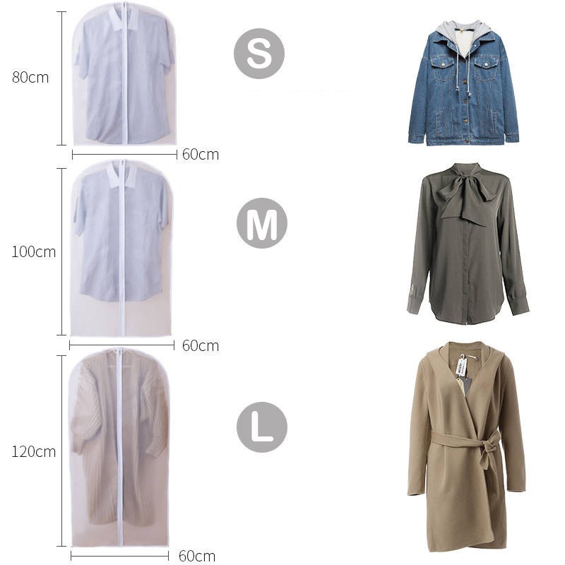 Vỏ Bọc Quần Áo Chống Bụi Bẩn Tiện Dụng Mang Theo Du Lịch