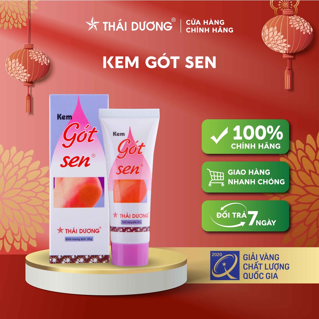 Kem Gót Sen dưỡng ẩm, chống nứt nẻ chân tay Sao Thái Dương 20g - Sao Thái Dương