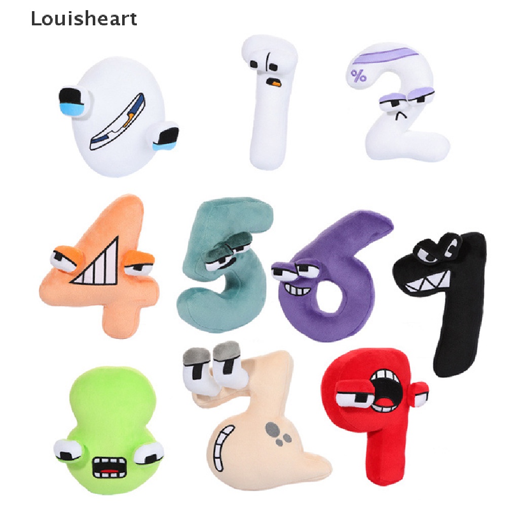 Đồ chơi nhồi bông Louisheart 20CM Hình Chữ Cái Số Từ 0-9