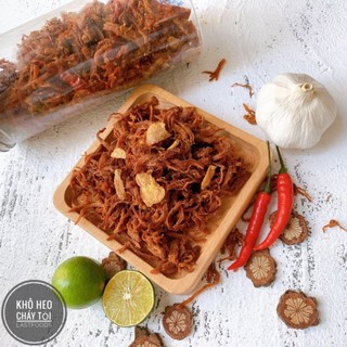 Khô heo cháy tỏi handmade gói 200gr