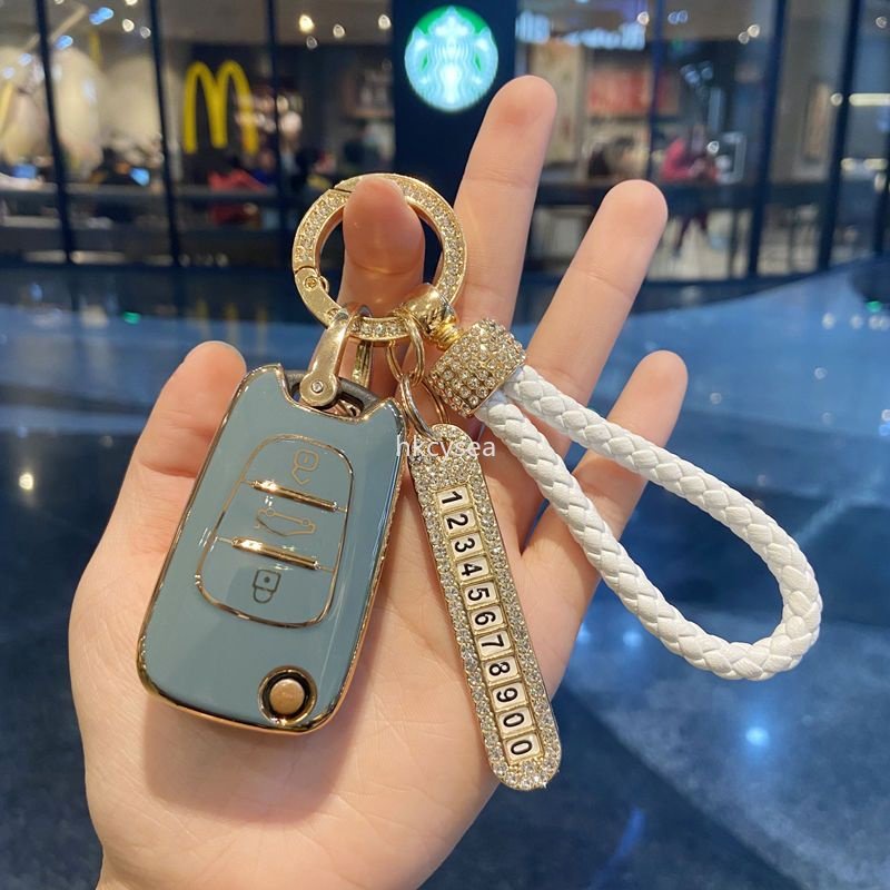 Ốp Chìa Khóa Xe Hyundai I20 I30 Ix20 Ix35 Elantra Accent Dành Cho Kia Sportage Rio 3 Soul Optima Ceed Pro K5 K2
