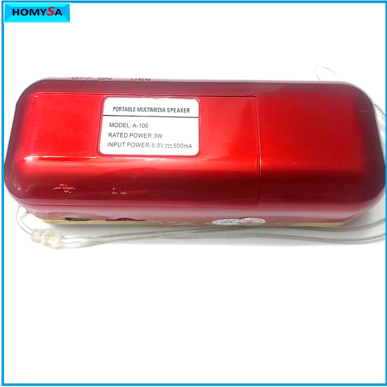 Máy nghe pháp A Di Đà Phật A100 - Loa mp3 A-100 đa năng nghe nhạc kinh phật đài FM - Loại 1 pin - thẻ nhớ - 3W