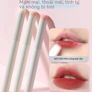 Cọ trang điểm môi đầu tròn có nắp cọ mềm mại tiện dụng