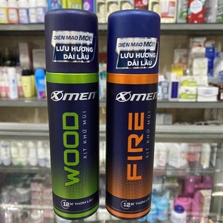 Xịt khử mùi x-men fire, wood 150ml