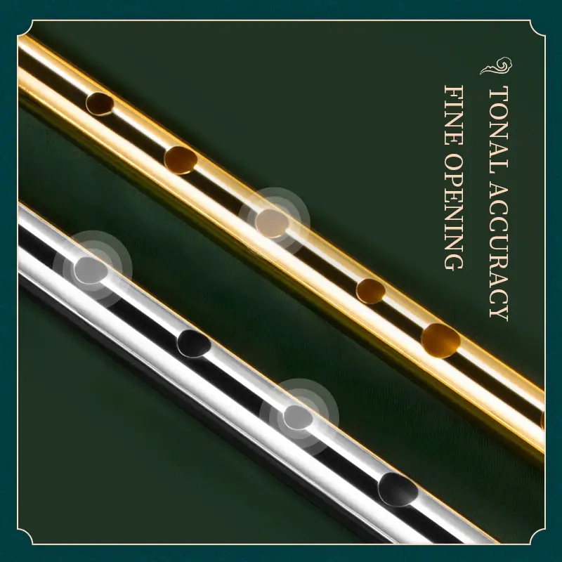 Còi Thổi Irish C / D Key Ireland 6 Lỗ Bằng Hợp Kim Nhôm