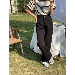Quần jeans suông trơn 11122 CHERRY COCO
