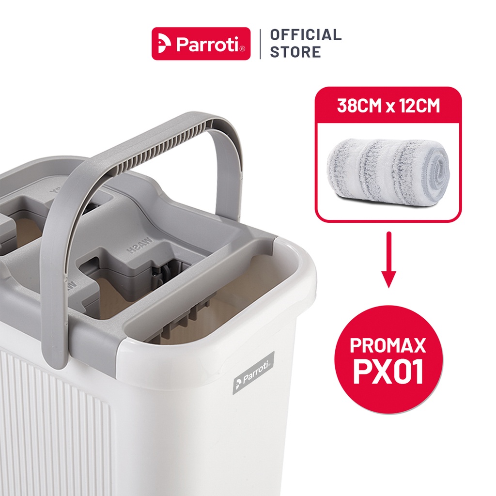 Miếng lau nhà 38x12cm, dùng cho bộ lau nhà size lớn Parroti Pro Max PX01