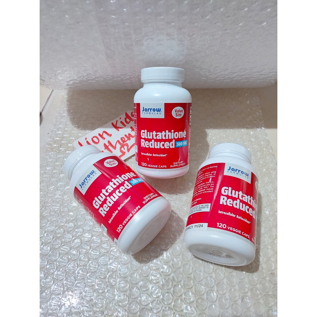 Viên uống trắng da Gluthatione Jarrow 500mg  Mỹ, hàng mỹ bao chuẩn