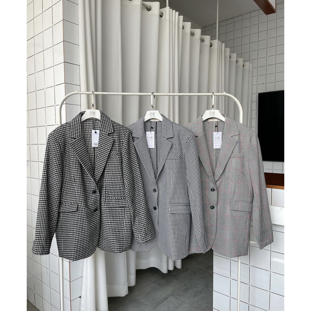 Áo khoác blazer oversized vintage TK - AKTK043