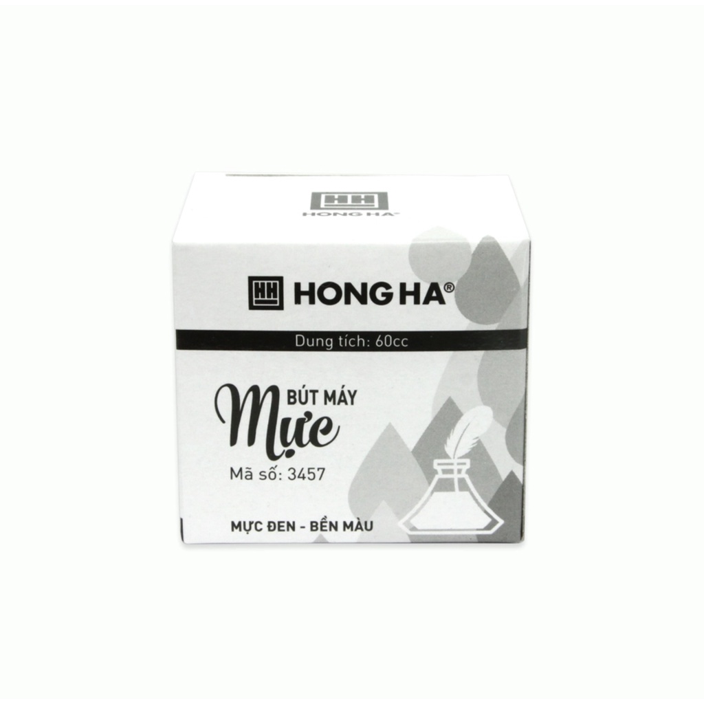 Mực Bút Máy Hồng Hà 3457 - Mực Đen