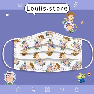 [Set 5 cái] Khẩu trang hoạt hình dễ thương, họa tiết cute người lớn Louiis.store