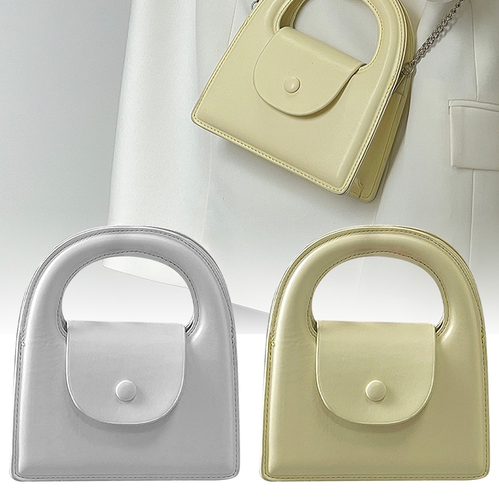 Có thể bán buôn Túi xách mini nữ tote nhỏ Da PU có dây đeo xích thể tháo rời Thiết kế từ tínhI likebag Hàng giao ngay