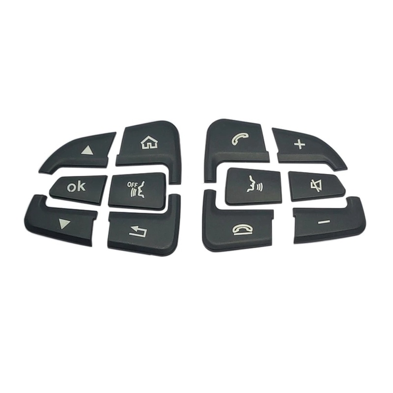 Miếng Dán Nút Điều Khiển Vô Lăng Xe Hơi Mercedes Benz GLC X253 C Class W205 CLA GLA A Class X156 C117 W176