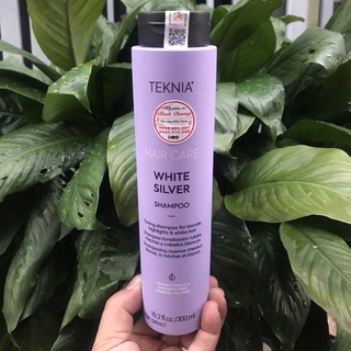 Dầu gội cho tóc rất sáng hoặc bạc Lakme Teknia White Silver Shampoo 300ml (2026)