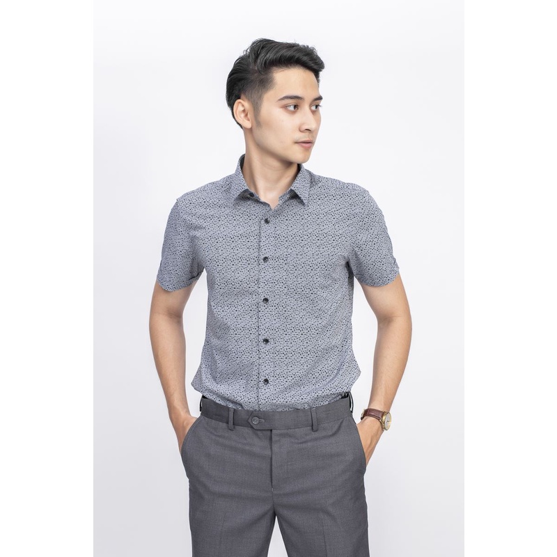 Áo sơ mi nam ngắn tay Aristino ASS069S9 sợi sồi TAG 725K