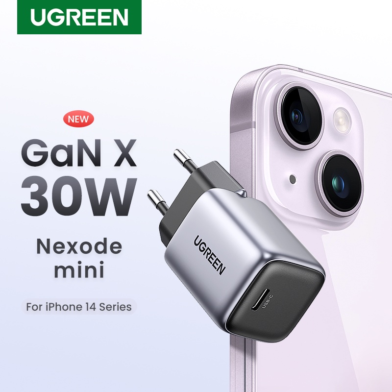 UGREEN 20W 30W GaN Sạc PD Nhanh USB Loại C Sạc USB C PD3.0 QC3.0 Sạc Nhanh Cho iPhone 14 13 12 11