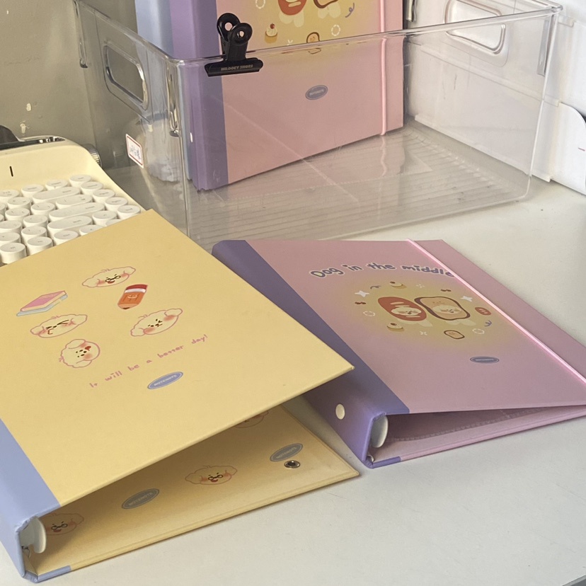 Binder A4/A5 6 rings O - Binder sổ lưu trữ ảnh album/card anime/card bo góc Kpop