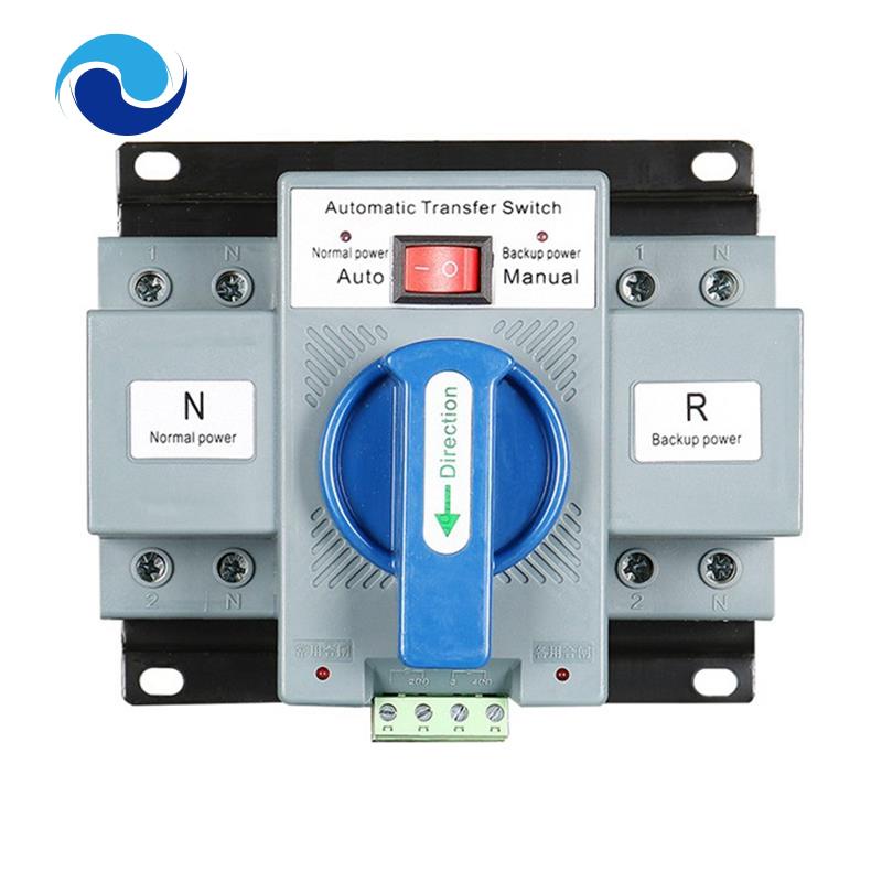 2 Công Tắc Chuyển Đổi Điện Áp Tự Động 63A 230V MCB 230V 50 / 60Hz