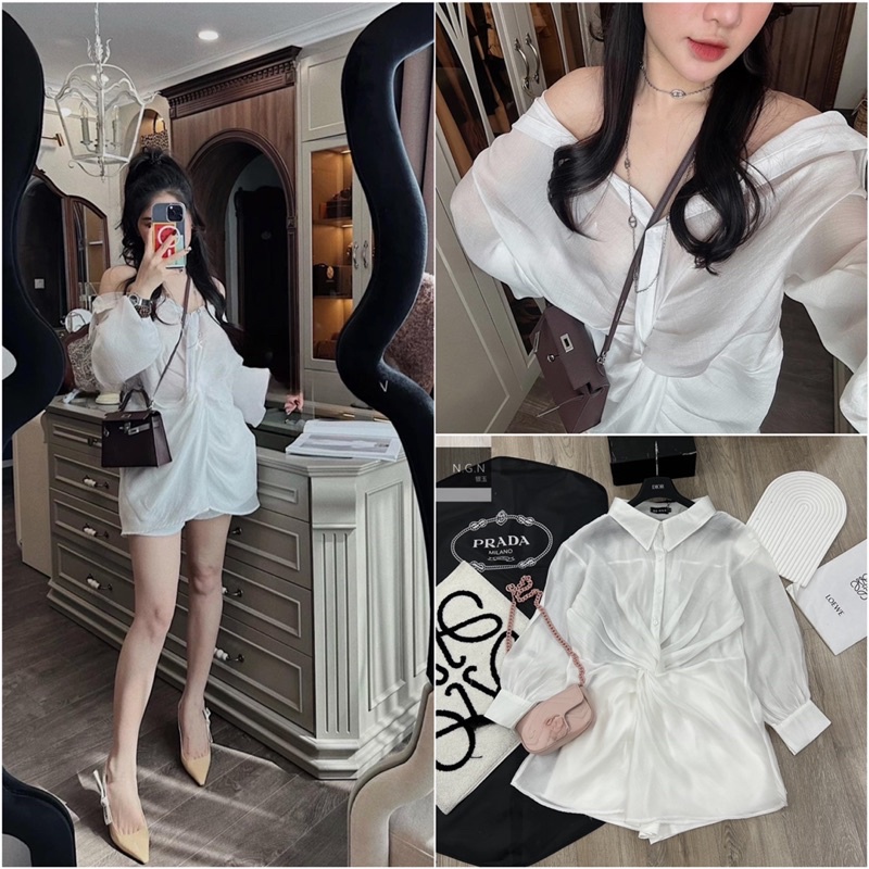 Set Tơ Xoắn Eo Siêu Xinh QC