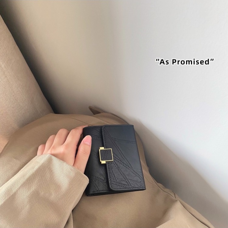 Ví nữ cầm tay Somi vân da thiết kế mỏng gọn 17S