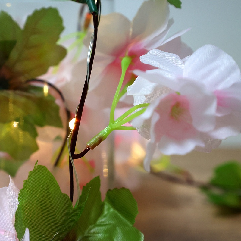 Dây Đèn Led 2.2M Hình Hoa Anh Đào Trang Trí Tiệc Cưới / Sinh Nhật