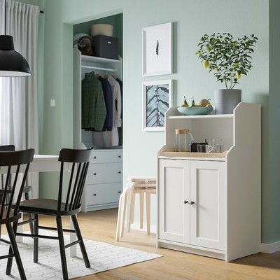 BAHIA, Kệ đựng đồ dùng 2 cánh mở STO_040, 70x46x116cm, kệ gỗ Scandi Home