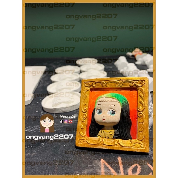 Bộ tô tượng thạch cao Monalisa theo mẫu| TÔ TƯỢNG SÁNG TẠO Mẫu luôn được cập nhật!