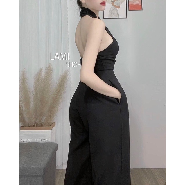 FREESHIP Jumpsuit nữ cổ yếm thiết kế tinh tế nhẹ nhàng cuốn hút cho các nàng kdx