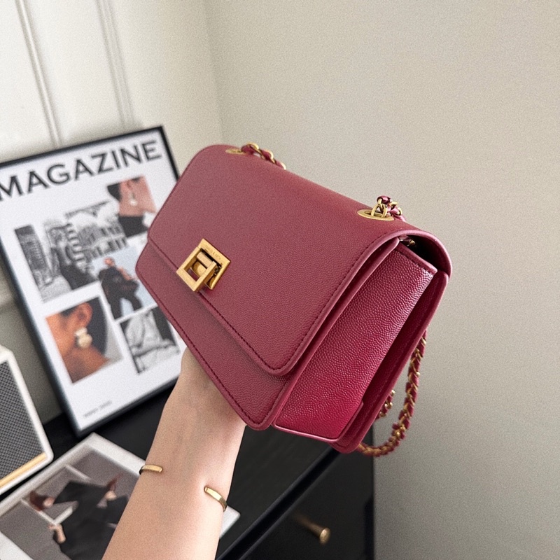 TÚI CNK ĐỎ SẪM BẢN MỚI