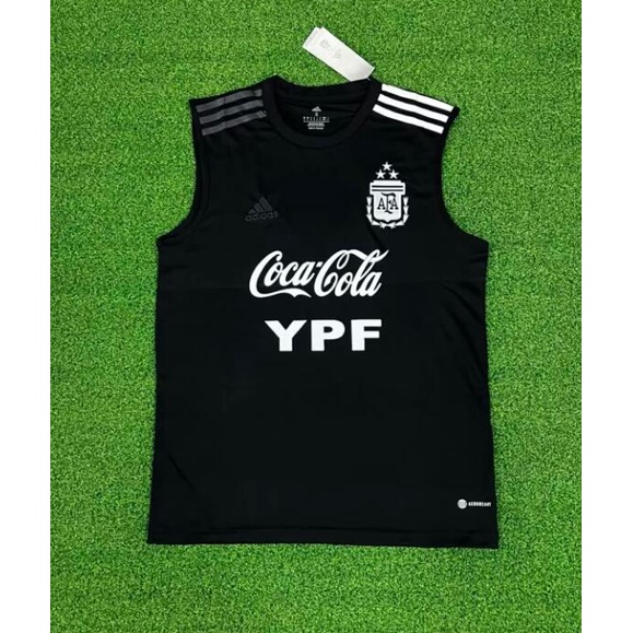 Áo Tập Luyện Đá Banh Màu Xanh Đen Đội Tuyển Argentina 3 Sao 2022 2023 S-XXL