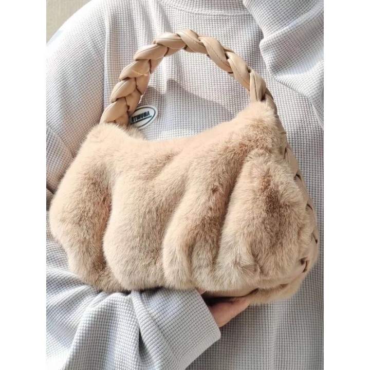 Túi xách lông nhung YADOU hình đám mây thời trang 2023 cho nữ