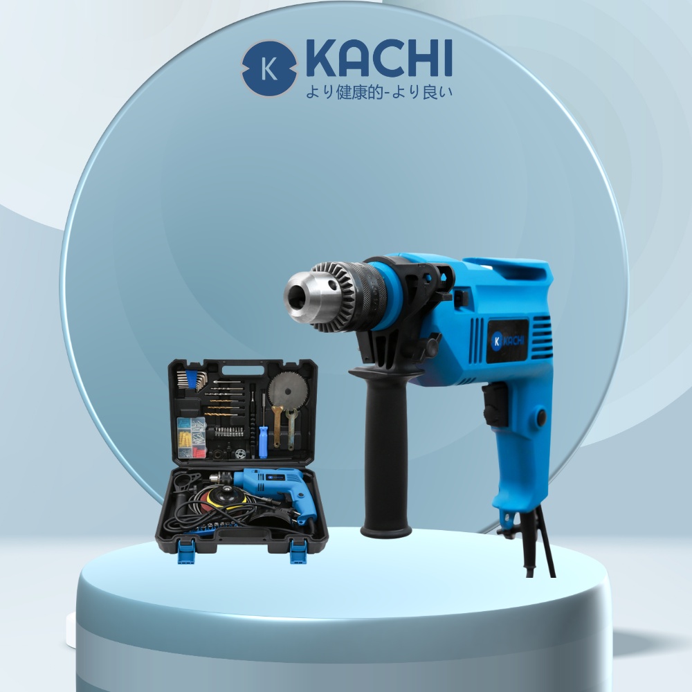  Bộ khoan Kachi có cưa đĩa mài MK89 550W Màu xanh