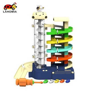 Lahomia bộ đồ chơi bãi đỗ xe vui nhộn cho bé 4 5 6