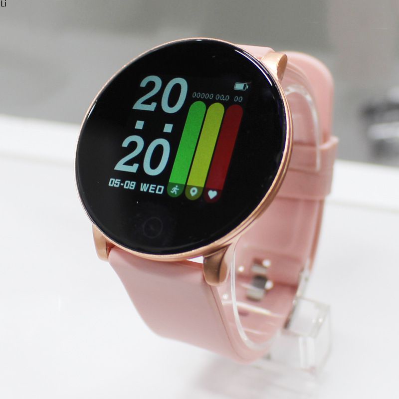 Đồng Hồ Thông Minh W8 Màn Hình Tròn Theo Dõi Sức Khỏe Màn Hình Màu pedometer (APP: Wearfit 2.0) Và Phụ Kiện