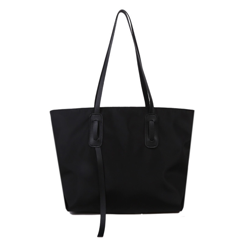 Túi xách công sở to CHIC & CHEAP vải oxford chống thấm nước, phong cách thời trang, đi học, túi tote dáng rộng LMA-0