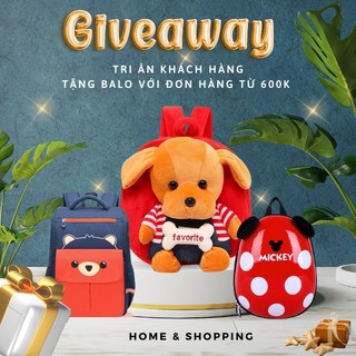 Quà tặng tri ân khách hàng - tặng balo với mỗi đơn hàng từ 600k