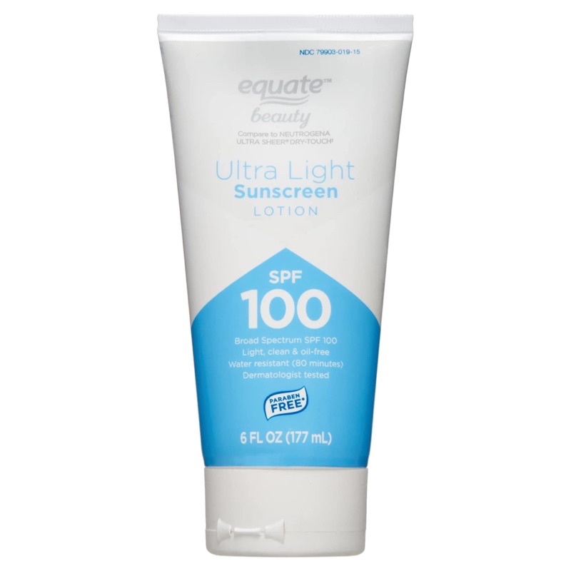 Kem Chống Nắng Equate Beauty Ultra Light SUNSCREEN Lotion SPF 100  🍀 Trọng lượng: 177ml