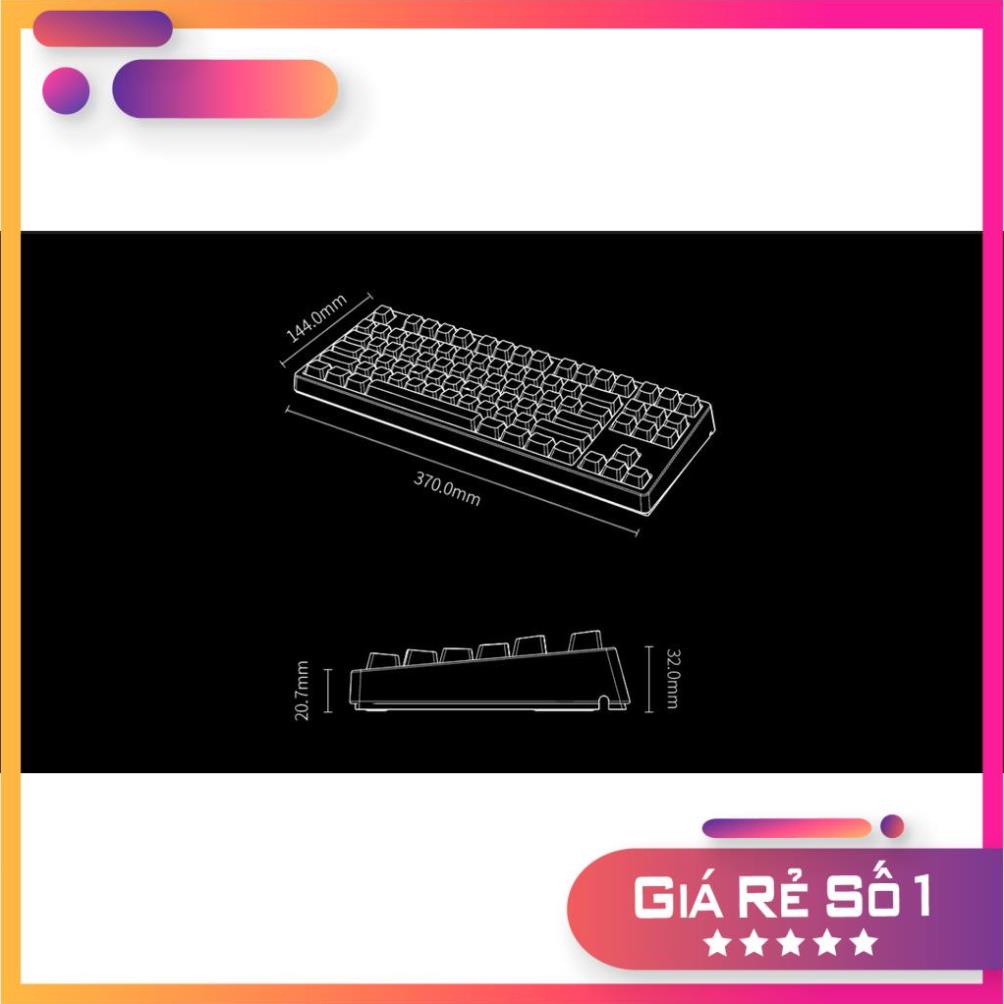 Bàn phím cơ ANNE D87 Classic led RGB có phần mềm điều chỉnh