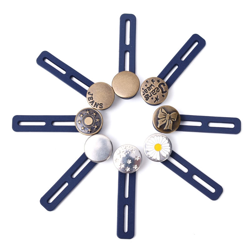 Khóa Cài Trang Trí Quần Jean Đa Năng Không Cần Đóng Đinh Có Thể Tháo Rời