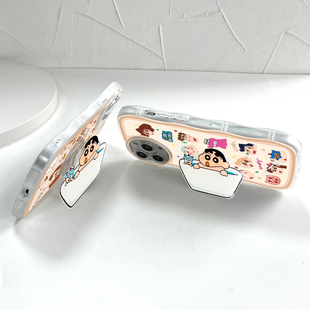 Ốp điện thoại hình cậu bé bút chì cho Samsung Galaxy S20 S10 FE Plus Ultra 5G