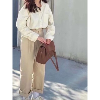 Áo sơ mi thô basic 10405 CHERRY COCO