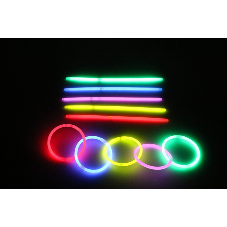 Que Phát Sáng Vòng Tay Phát Sáng Dạ Quang Nhiều Màu Sắc Ngẫu Nhiên Rực Rỡ Chơi Buổi Tối