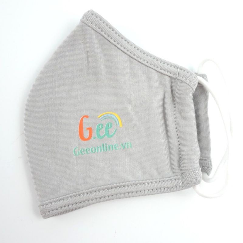Khẩu Trang Bé Sơ Sinh, Trẻ Em, Người Lớn Kháng Khuẩn Gee Vải Sợi Tre Mềm Mịn Không Mùi