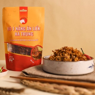 Bò khô một nắng ăn liền xé sợi Hà Trung