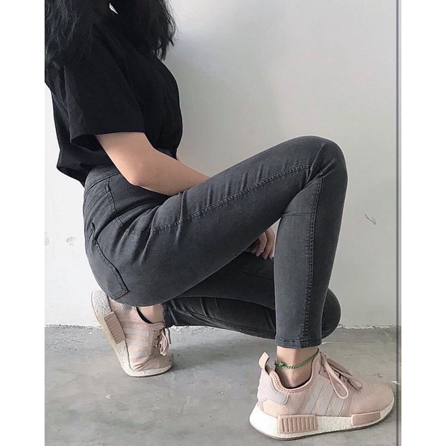 Quần skinny xám Premium