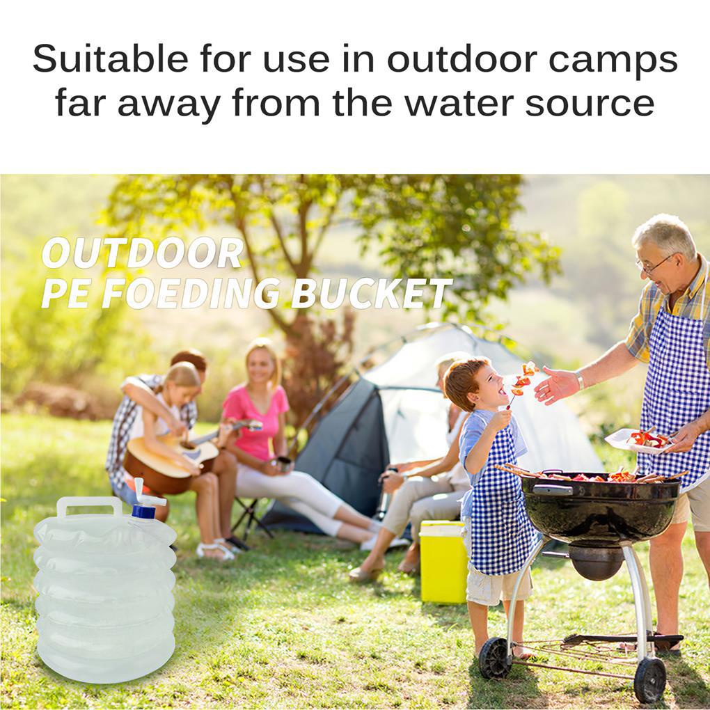 Túi Đựng Nước Dạng Gập Chống Tràn Thông Dụng Cho Hoạt Động Ngoài Trời