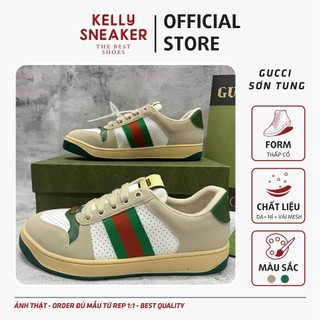 Giày sneaker luxury gu chì sơn tùng - màu xanh lá cao cấp