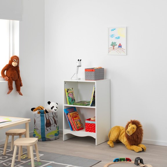 LOUISE, kệ để đồ vật dụng cho bé kèm kệ rời SHE_024, 60x81x104cm, kệ gỗ Scandi Home