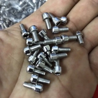 Ốc inox m4 + lục giác thay thế cho ốc ná cao su
